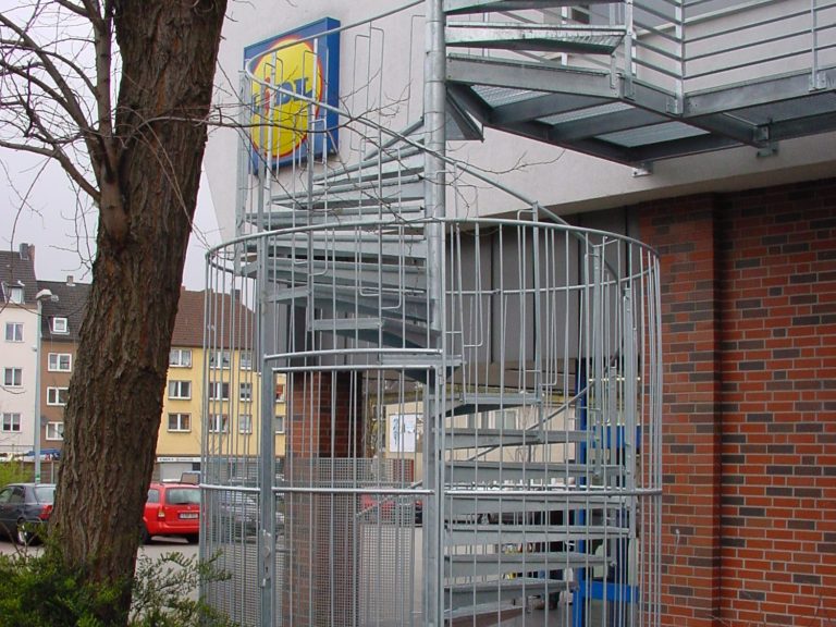 Kompakte Spindeltreppe Gewerbeobjekt Kompakte Spindeltreppe Gewerbeobjekt