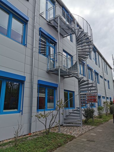 Fluchttreppe Spindeltreppe Gewerbeobjekt Fluchttreppe Spindeltreppe Gewerbeobjekt